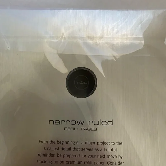 TUL Disc Bound Narrow Ruled Refill Pages Letter Size Premium Paper 50 Sheets New - Picture 11 of 11